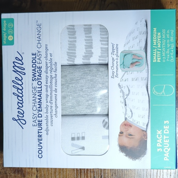 Set of 3-Swaddle Me Small Easy Change Swaddles - Picture 5 of 8